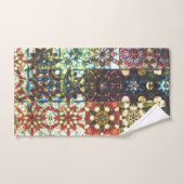 Vintages, opak-kaleidoskopisches Mosaik Badhandtuch Set (Handtuch)
