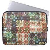 Vintages, opak-kaleidoskopisches Mosaik Laptopschutzhülle (Vorderseite)