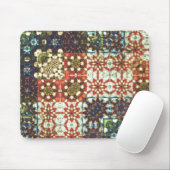 Vintages, opak-kaleidoskopisches Mosaik Mousepad (Mit Mouse)
