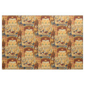 Vintages Opernhaus Masquerade Ball Muster Stoff (Fat Quarter (45,7 x 55,9 cm))