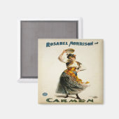 Vintages Opernposter-Magnet Magnet (Vorderseite/Rückseite)