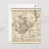 Vintages Ophiuchus-Sternbild Postkarte (Vorne/Hinten)