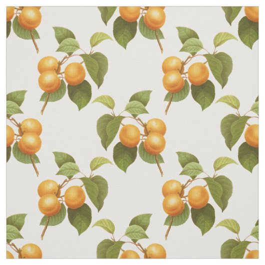 Vintages Orange Apricots Wasserfarbmuster Stoff (Muster)