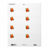Vintages Orange Art Label (Vorne)