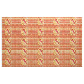 Vintages Orange Bird Fabric Stoff (Yard (91,4 cm))