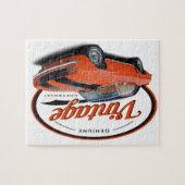Vintages orange Camaro Puzzle (Horizontal)