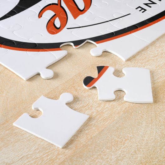 Vintages orange Camaro Puzzle (Seite)