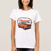 Vintages orange Camaro T-Shirt (Vorderseite)