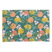 Vintages Orange & Lemon Blossom Muster Kissenbezug (Vorderseite-Rechts)