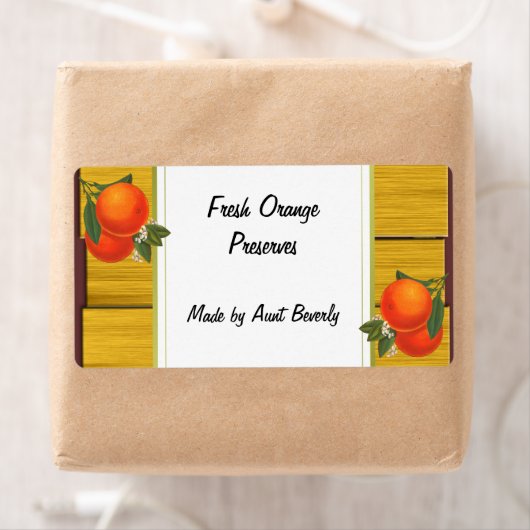 Vintages Orangen-Rustikales, benutzerdefiniertes C (Insitu)