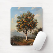 Vintages Orangenbaumgemälde Mousepad (Mit Mouse)