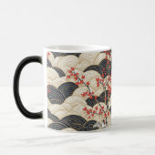 Vintages Oriental Red Leaf Muster Verwandlungstasse (Links)