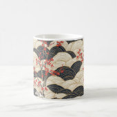 Vintages Oriental Red Leaf Muster Verwandlungstasse (Mittel)