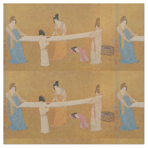 Vintages orientalisches Frauen-und Stoff