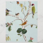 Vintages Origami-Papier (Rückseite)