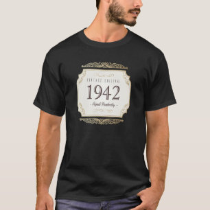 Vintages Originalalter 1942 gut Geboren 81. T-Shirt