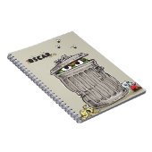 Vintages Oscar in Mülleimer Notizblock (Rechte Seite)