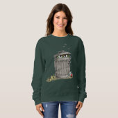 Vintages Oscar in Mülleimer Sweatshirt (Vorne ganz)