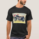 Vintages ostdeutsches Motorrad IFA BK/350 T-Shirt<br><div class="desc">Vintages ostdeutsches Motorrad IFA BK/350 aus den 50er Jahren 'Sportkarten',  die in europäischen Zigarettenpackungen enthalten waren!</div>