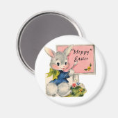 Vintages Osterbild Magnet (Vorderseite/Rückseite)