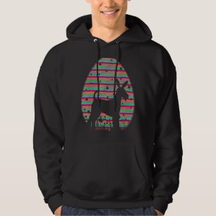 Vintages Ostereier Airedale Terrier Dog Ostersonne Hoodie