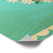 Vintages Ostereier-Hunt-Holiday-Card-Poster Poster (Ecke)