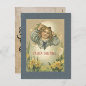 Vintages Ostereier Postkarte (Vorne/Hinten)