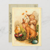 Vintages Ostereier Postkarte (Vorne/Hinten)