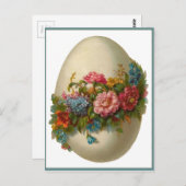 Vintages Ostereig Postkarte (Vorne/Hinten)