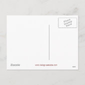 Vintages OsterGirl in Bonnet Postkarte (Rückseite)