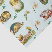 Vintages Osterheritat Seidenpapier (Ausschnitt)