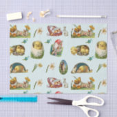 Vintages Osterheritat Seidenpapier (Handwerk)