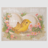 Vintages Osterkichtenentpackungspapier Seidenpapier (Vorderseite)