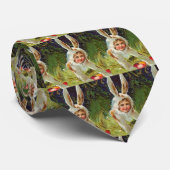 Vintages Ostermädchen in Bunny Costume, ZSSG Krawatte (Gerollt)