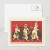 Vintages Ostern Feiertagspostkarte (Vorne/Hinten)