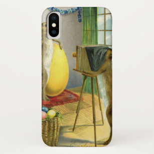 Vintages Ostern, Kaninchenfotograf Case-Mate iPhone Hülle