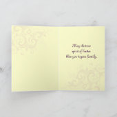 Vintages Ostern-Kreuz Feiertagskarte (Innenseite)