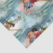 Vintages Ostern Seidenpapier (Ausschnitt)