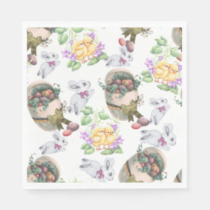 Vintages Ostern Serviette
