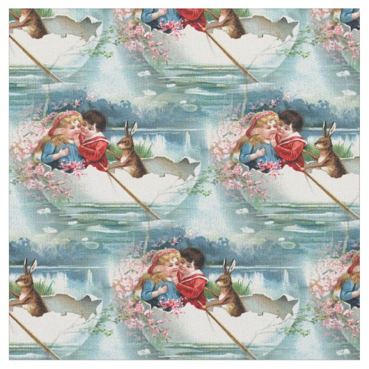 Vintages Ostern Stoff (Nahaufnahme)