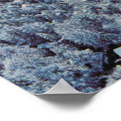 Vintages Österreich, Berg Isel, olympischer Skispr Poster (Ecke)