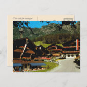 Vintages Österreich, Blumendorf Alpbach, Tirol Postkarte (Vorne/Hinten)