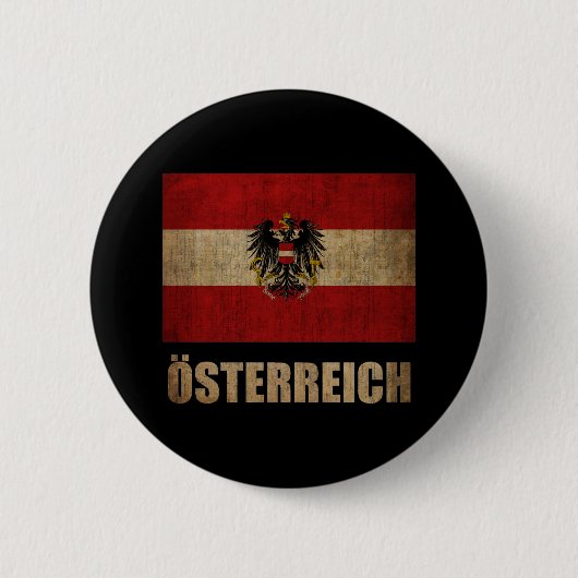 Vintages Österreich Button (Vorderseite)