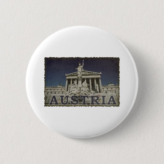 Vintages Österreich Button (Vorderseite)