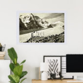 Vintages Österreich, Großglockner Poster (Heimbüro)