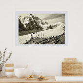 Vintages Österreich, Großglockner Poster (Küche)