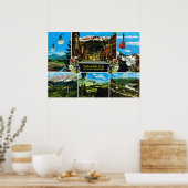 Vintages Österreich, Innsbruck multiview Poster (Küche)