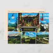 Vintages Österreich, Innsbruck Multiview Postkarte (Vorne/Hinten)