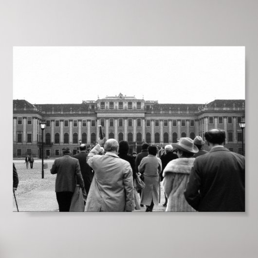 Vintages Österreich - Schonbrunn Poster (Vorne)