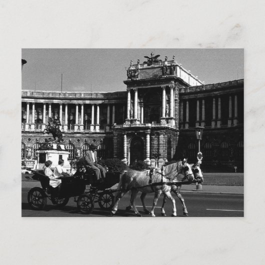 Vintages Österreich Wien Hofburg Postkarte (Vorderseite)